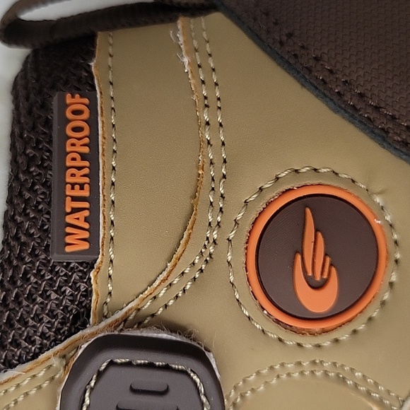 Kids Warm Snow Boots Outdoor Insulated Fur Lined Waterproof Ankle Shoes - Picture 11 of 11